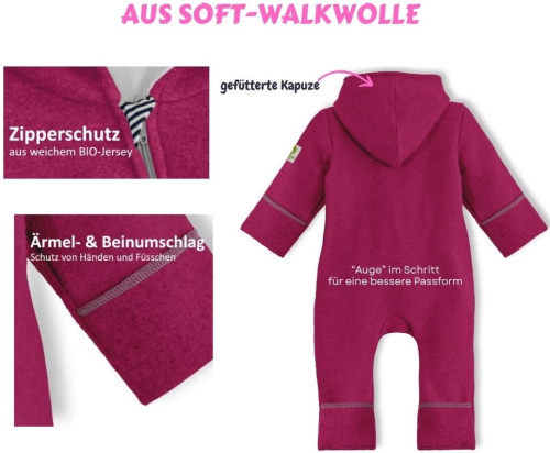 40-51 ANU (SOFT-Walkwolle) Farbe: granat